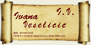 Ivana Veseličić vizit kartica